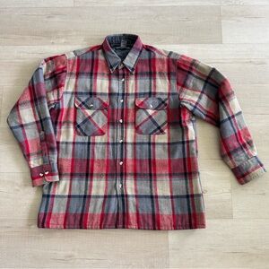 Vintage Quilt Lined Flannel Shirt